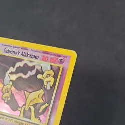 Sabrina's Alakazam 80 HP Gym Challenge Holo Rare 16/132 Unlimited WotC Eng 2000 - Image 2