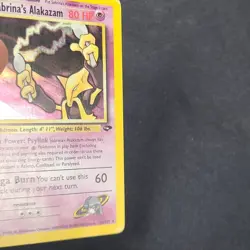 Sabrina's Alakazam 80 HP Gym Challenge Holo Rare 16/132 Unlimited WotC Eng 2000 - Image 4