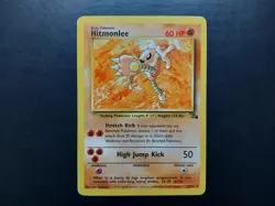 Pokemon - Hitmonlee 22/62 Rare Fossil - Image 1