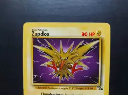 Pokemon - Zapdos 30/62 Rare Fossil - Image 2