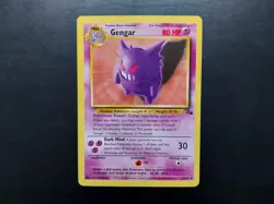 Pokemon - Gengar 20/62 Rare Fossil - Image 1