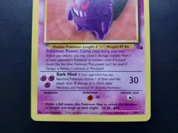 Pokemon - Gengar 20/62 Rare Fossil - Image 3