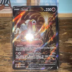 Pokemon TCG Entei V GG36/GG70 Crown Zenith Galarian Gallery Holo Full Art - Image 2