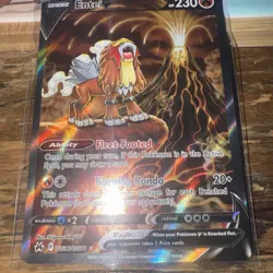Pokemon TCG Entei V GG36/GG70 Crown Zenith Galarian Gallery Holo Full Art - Image 3