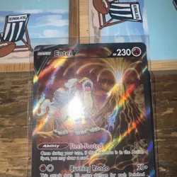 Pokemon TCG Entei V GG36/GG70 Crown Zenith Galarian Gallery Holo Full Art - Image 4