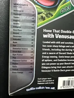 Pokemon TCG Battle Deck Venusaur V (Brand New, Factory Sealed) - Image 5