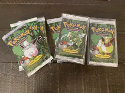 x1 Pokemon 1999 WOTC Jungle Booster Pack Factory Sealed - Image 1