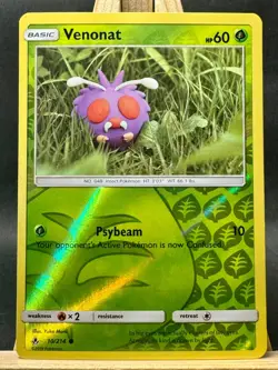 Venonat Reverse Holo Yuka Morii -Pokemon TCG: Unbroken Bonds 10/214 NM - Image 1