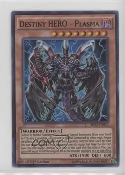 Super Rare - Destiny HERO - Plasma 1st Ed. YuGiOh Soldiers #DESO-EN012 - Image 1