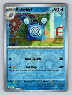 Poliwhirl Reverse Holo Pokemon TCG SV: Scarlet & Violet 151 061/165 NM - Image 1
