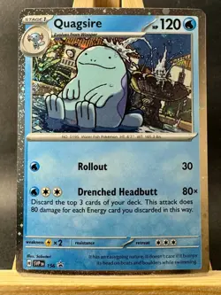 Quagsire Cosmos Holo Promo SV: Scarlet & Violet Pokemon TCG 156 NM - Image 1