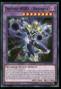 Destiny HERO - Dystopia LEHD-ENA33 Common / Short Print Yu-Gi-Oh 1st Edition NM - Image 1