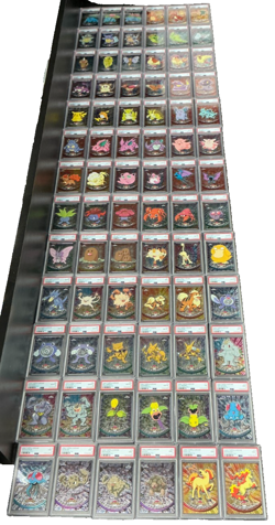 2000 TOPPS CHROME POKEMON TV COMPLETE 78 CARD SEQUENTIAL SET - CHARIZARD PSA 10 - Image 1