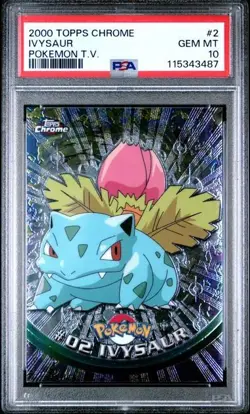 2000 TOPPS CHROME POKEMON TV COMPLETE 78 CARD SEQUENTIAL SET - CHARIZARD PSA 10 - Image 4