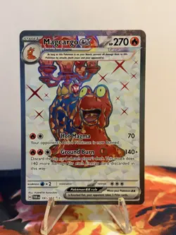 Magcargo ex 191/167 Ultra Rare Twilight Masquerade Pokemon Card - Image 1