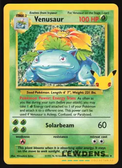Venusaur - 15/102 - Holo Rare - Celebrations Classic Collection - Pokemon Card 3 - Image 1