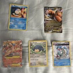 Dragonite EX M Blaziken Ex Snorlax Gyarados special edition card bundle Pokemon - Image 1