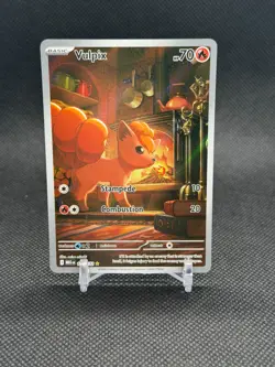 Pokemon Mega Evolution Meg en Vulpix Illustration Rare Card 138/132 - Image 1