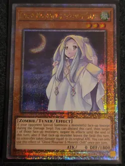 Yugioh Ghost Mourner & Moonlit Chill RA04-EN033 Quarter Century Secret Rare NM - Image 1