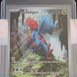 Druddigon 151/086 Illustration Rare Pokemon Card White Flare - Image 2