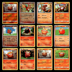 12x Darumaka Lot Darmanitan 8.0 Sun Moon Dragon Majesty Pokemon Cards Collection - Image 1