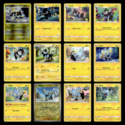 12x Luxio Lot Shinx 62 Diamond Pearl Legends Awakened Pokemon Cards Collection - Image 1