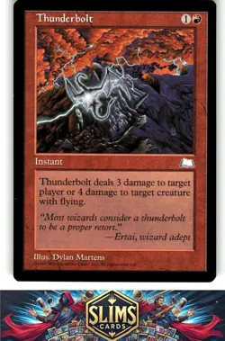 Magic the Gathering MTG Weatherlight Thunderbolt # Buy 2 Get 1 - Image 1