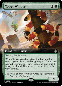 Tower Winder (Extended Art) Outlaws of Thunder Junction Commander - Lightly Play - Image 1