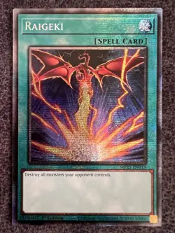 Yugioh Raigeki MP25-EN015 Starlight Rare 1st Edition NM - Image 1