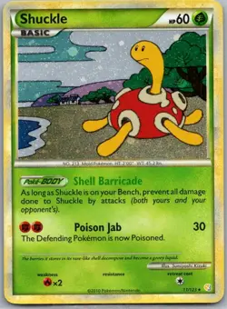 Shuckle 11/123 Holo Rare HeartGold & SoulSilver Pokemon TCG 2010 - Image 1