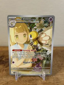Lillie's Ribombee Journey Together 164/159 Illustration Rare 2025 Pokemon TCG - Image 1
