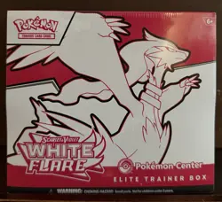 White Flare Pokemon Center Elite Trainer Box PC ETB - Image 1
