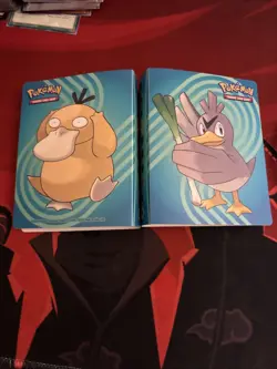 2 Pokemon Mini Portfolios/Binders - Psyduck & Farfetch'd Journey Together 2025 - Image 1