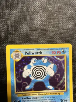 Pokemon Base Set Portuguese Holo Rare Poliwrath 4/102 - Image 3