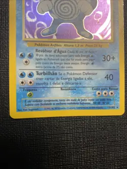Pokemon Base Set Portuguese Holo Rare Poliwrath 4/102 - Image 4