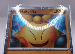 Makuhita Fart Swirl LEFT Side (Cosmos Holo) Promo 068 Pokemon Near Mint - Image 3