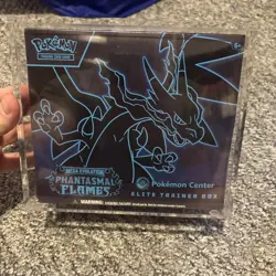 Pokemon Phantasmal Flames Pokemon Center ETB Elite Trainer Box & Acrylic Case - Image 1