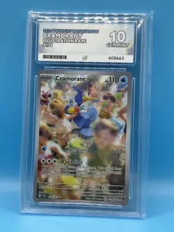 ACE 10 Cramorant 176/167 IR 2024 Twilight Masquerade Pokemon TCG (NOT PSA) - Image 1