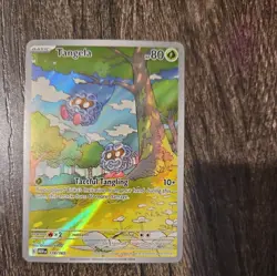 Pokemon TCG Tangela 178/165 Scarlet & Violet 151 NM Illustration Rare Holo - Image 1