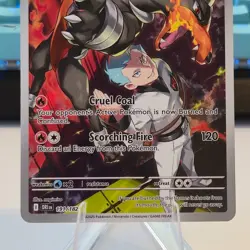 Team Rocket’s Houndoom 191/182 Illustration Rare Pokemon Destined Rivals - Image 3