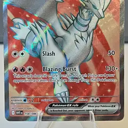 Reshiram EX 158/86 Pokemon TCG Ultra Rare White Flare Holo NM - Image 3