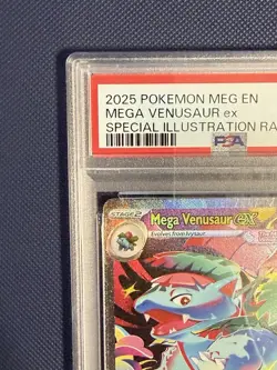 2025 POKEMON MEG EN-MEGA EVOLUTION 177 MEGA VENUSAUR EX SIR PSA 10 - Image 2