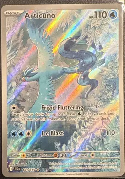 Pokemon Articuno Illustration Rare 161/159 Journey Together NM Eng - Image 1