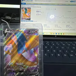 Charizard V SWSH050 Full Art Holo Pokemon Promo NM/MT - Image 2