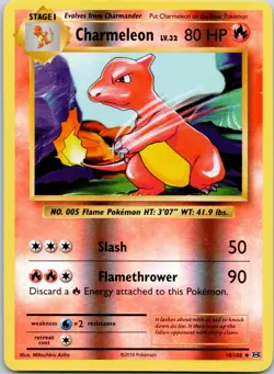 CHARMELEON - 10/108 Evolutions - POKEMON Reverse Holo NM/M - Image 1