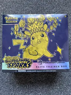 Pokemon TCG Surging Sparks Pokemon Center Elite Trainer Box ETB - SEALED - Image 1