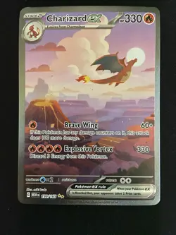Pokemon Charizard ex 199/165 Special Illustration Rare Holo Scarlet & Violet 151 - Image 3