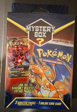 Walmart Pokemon Mystery Box 3 Packs With Possible Vintage New MIP 2022 - Image 1