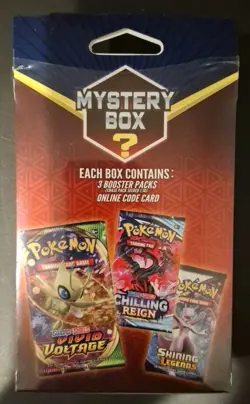 Walmart Pokemon Mystery Box 3 Packs With Possible Vintage New MIP 2022 - Image 2