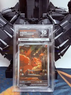 Pokemon TCG Vulpix Mega Evolution 138/132 Illustration Rare Ace 10 - Image 1